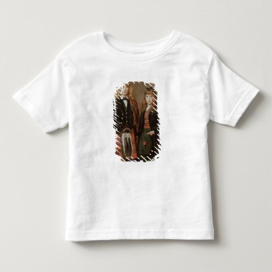 2人のBairns トドラーTシャツ (正面)