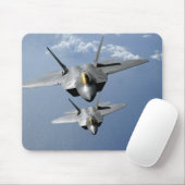 2人のF-22ラプターが太平洋の海を飛ぶ マウスパッド (マウス)