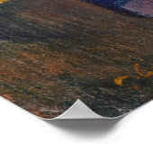 2人のTahitian Women (1899) by Paul Gauguin ポスター (角)