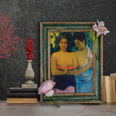 2人のTahitian Women (1899) by Paul Gauguin ポスター