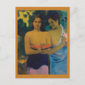 2人のTahitian Women (1899) by Paul Gauguin ポストカード (正面)