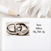 2人は1人の差出人住所ラベルとな結婚った ラベル (インサイチュ)