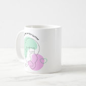 2人カスタムのマグ、一緒に私たちは良い、猫のマグ コーヒーマグカップ (正面左)