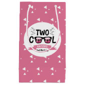 2人クールの女の子2nd誕生日パーティー スモールペーパーバッグ (正面)