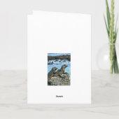 2人一緒のグリーティングカード カード (裏面)