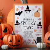 2人不気味の誕生日パーティーの招待 招待状