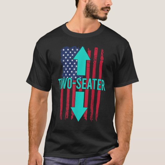 2人乗り2人乗り2人乗り2人乗り2人乗り Tシャツ (正面)