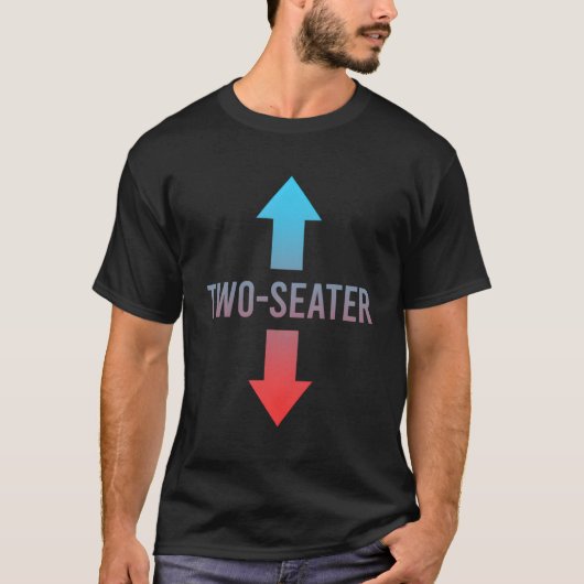 2人乗り2人乗り2人乗り Tシャツ (正面)