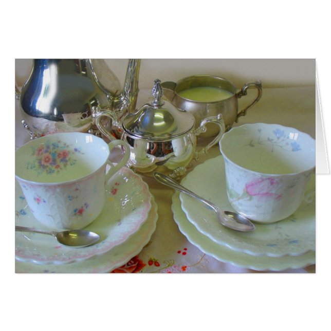 2人分のお茶 (正面横)