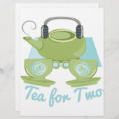 2人分のお茶 (正面/裏面)