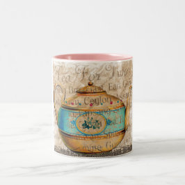 2人分のお茶 ツートーンマグカップ