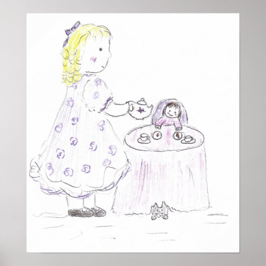 2人分のお茶 ポスター (正面)