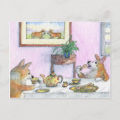 2人分のお茶 ポストカード (正面)