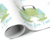 2人分のお茶 ラッピングペーパー (ロールコーナー)