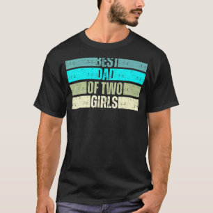 2人最高のの女の子のメンズパパ Tシャツ