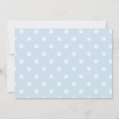 2人生まれは野生の写真2番目の誕生日 招待状 (裏面)