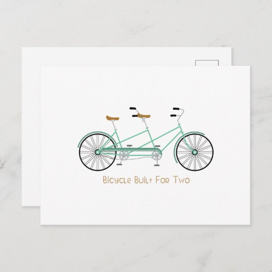 2人用に構築 ポストカード (正面/裏面)