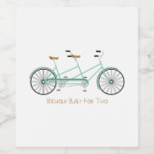 2人用に構築 ワインラベル (シングルラベル)