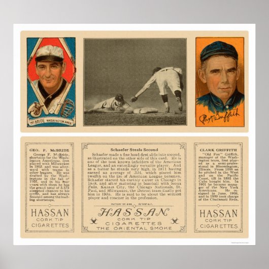 2人目のセネーター野球の奪取1912 ポスター (正面)