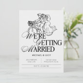 2人結婚の実例 招待状 (スタンド正面)