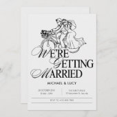 2人結婚の実例 招待状 (正面/裏面)