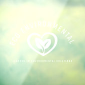 2人葉エコハートロゴ白衣事業 ウィンドウサイン (シート3)