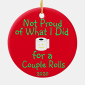 2人誇りを持ったで何をしたのか転が セラミックオーナメント (裏面)