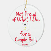 2人誇りを持ったで何をしたのか転が セラミックオーナメント (左)