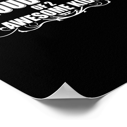 2人誇りを持ったの子ども素晴らしの母 ポスター (角)