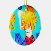 2人魚オーナメント セラミックオーナメント (右)