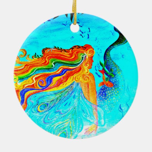 2人魚オーナメント セラミックオーナメント (裏面)