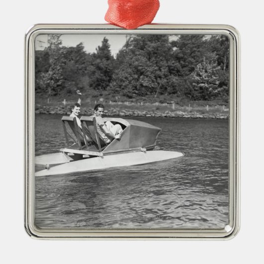 2人 メタルオーナメント (正面)