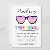 2位クール生誕女パーティの招待状 招待状 (正面)