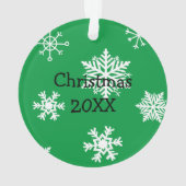 2位勝者醜いセーター競技種目メダル オーナメント (裏面)