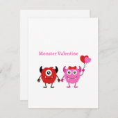 2体のモンスターでバレンタイン シーズンカード (正面/裏面)