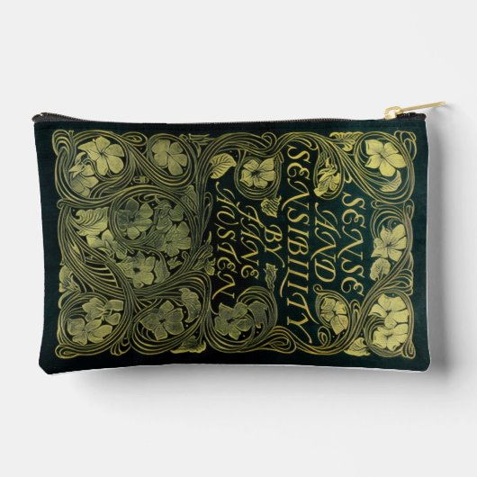 2作品のジェーン・オースティン小説 アクセサリーポーチ (裏面)