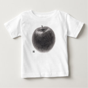 2個のりんご ベビーTシャツ