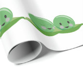 2個のエンドウ豆 ラッピングペーパー (ロールコーナー)