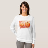 2個のカボチャ Tシャツ (正面フル)