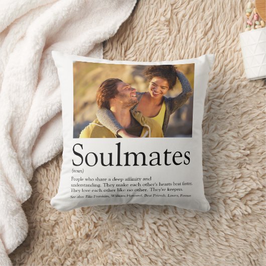 2個のフォトソパーソナライズされたルメイトの定義 クッション (ブランケット)