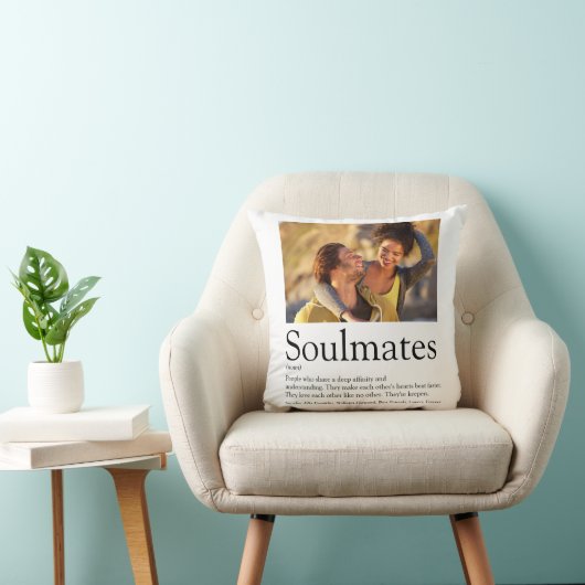 2個のフォトソパーソナライズされたルメイトの定義 クッション (椅子)