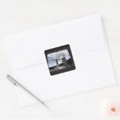 2個のロシアの宇宙船 スクエアシール (封筒)