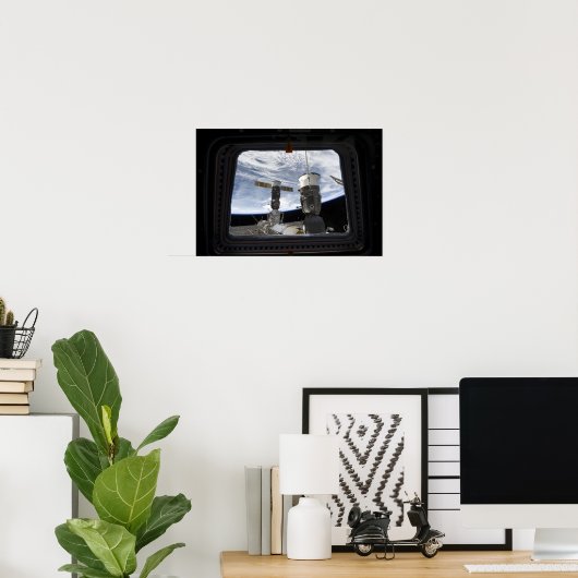 2個のロシアの宇宙船 ポスター (ホームオフィス)