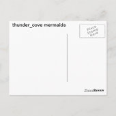 2個の人魚はがき ポストカード (裏面)