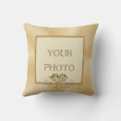 2個の写真パーソナライズな第50記念日のギフト クッション (裏面)