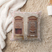 2個の素朴メールボックス/イタリア装飾用クッション クッション (ブランケット)