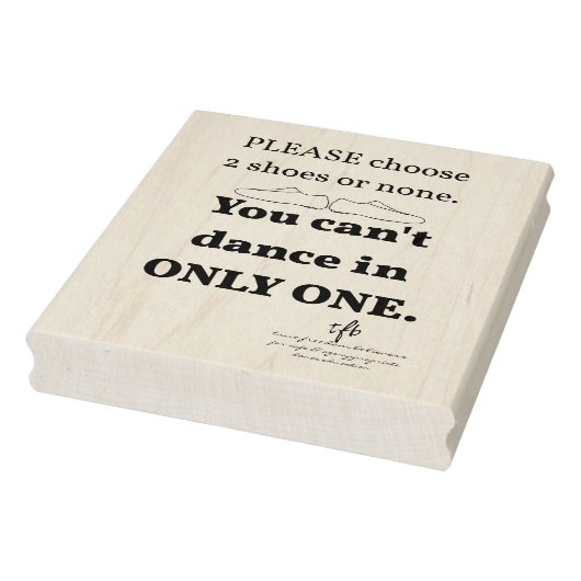 2個の靴または1個 ラバースタンプ (スタンプ)