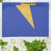 2倍の否定的な英語リテラシー キッチンタオル (折り畳み)