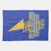 2倍の否定的な英語リテラシー キッチンタオル (横)