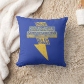 2倍の否定的な英語リテラシー クッション (ブランケット)